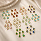 Round Shape Glass Beads with Brass Loop | Qty : 100pcs | Size : 7mmX5mm | GB88