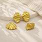 Matte Layered Ribbon Shank Button with Loop | Qty : 5pcs