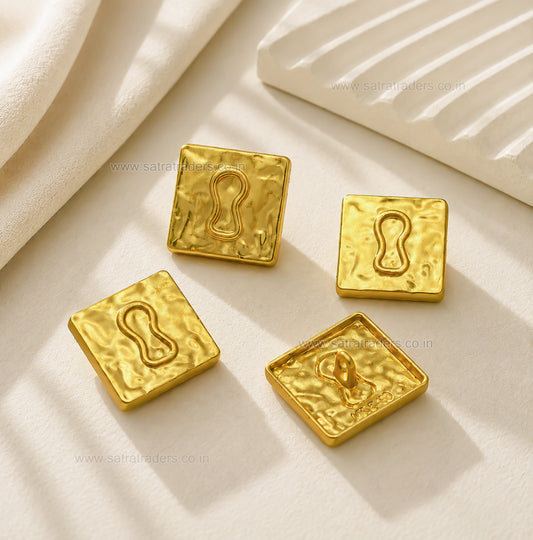 Vintage Molten Garment Accent with Loop | Qty : 4pcs | G-1-14