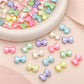 Assorted Pastel Acrylic Bow Beads | Size : 10mm | PB52