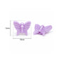 Assorted Pastel Acrylic Butterfly Beads | Size : 10mm | PB56