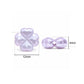 Assorted Pastel Acrylic Four-Leaf Clover Beads | Size : 12mm | PB59
