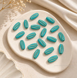 Melon Oval Plastic Beads | Size : 20mm | PB92