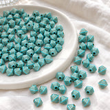 Hexagon Bicone Plastic Beads | Size : 10mm | PB74