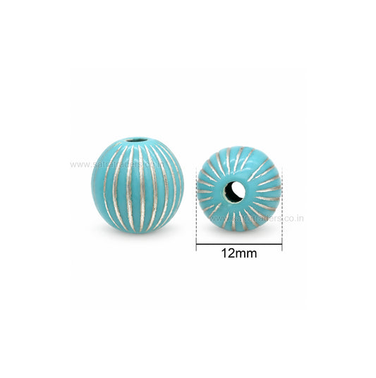 Melon ball Plastic Beads | Size : 12mm | PB83