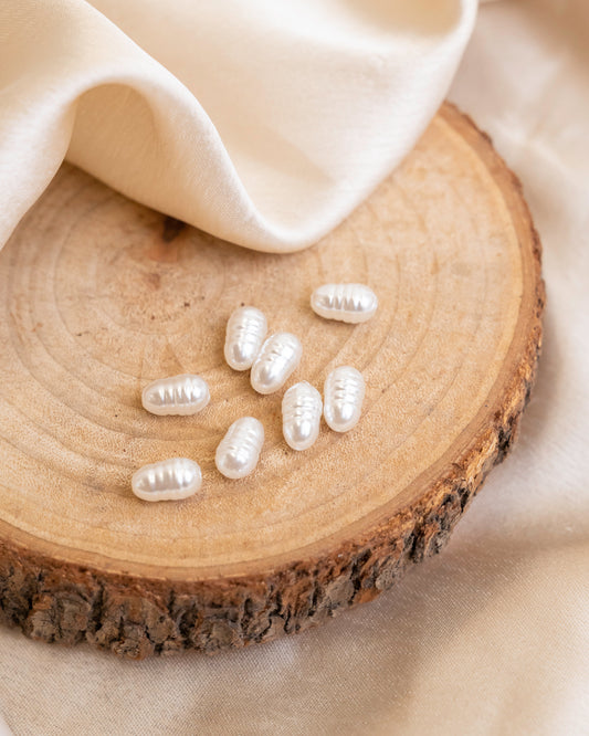 Uncut Beads (JT-20-13-8) | Size : 10mm | Qty : 50pcs | UC12