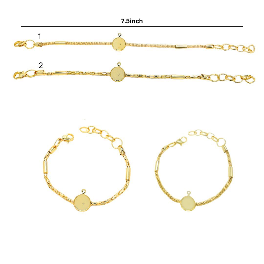 Bracelet Chain | Size : 7.5inch  | Qty : 4pcs | B06