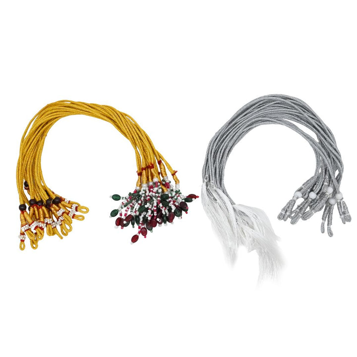 Zari Necklace Back Rope | Size : 12inch | Qt : 10pcs | BF50