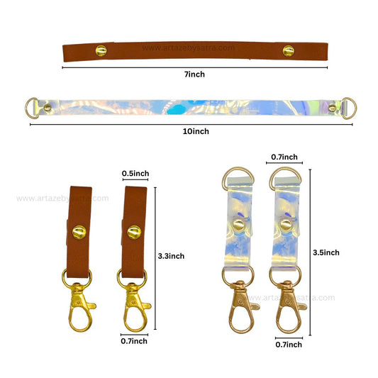 Leather Chain Belt | Size : 12mm | Qty : 1pc | BF107