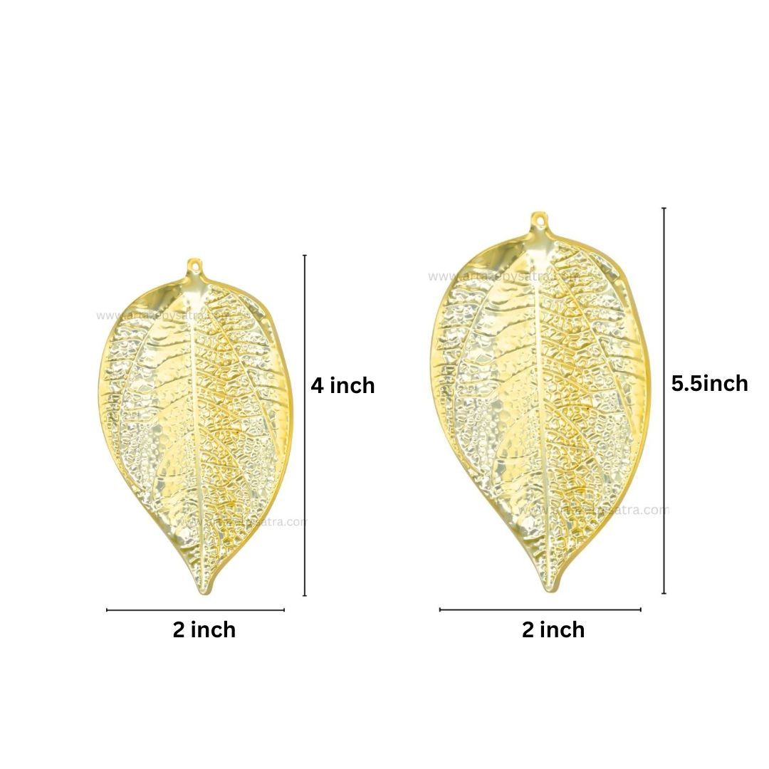 1 Loop Metal art leaf  | Qty : 100g | F-5-20 | MA312