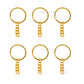 Golden Keychain Ring | Size : 28mm | Qty : 25pcs | BF156
