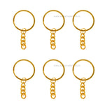 Golden Keychain Ring | Size : 28mm | Qty : 25pcs | BF156