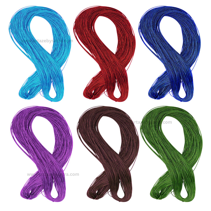 Multi-Coloured Crafts Thread | Size : 0.5mm | Qty : 50meter