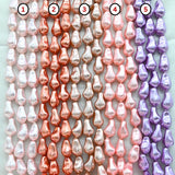 Uncut Glass Pearl Drop Beads | Size : 22*13mm | GB18