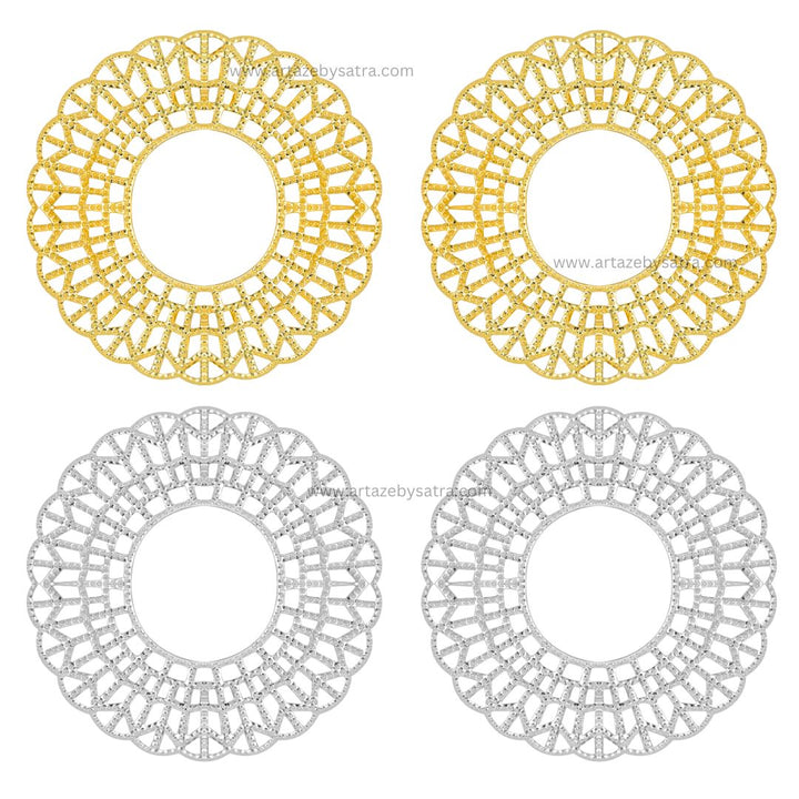 Round Metal Art Base | Size : 60mm | 100g | MA100