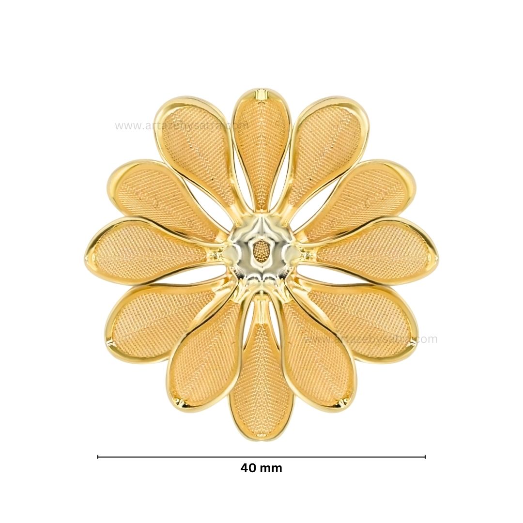 Metal Art Flower| Size : 40mm | 20pcs | MA200