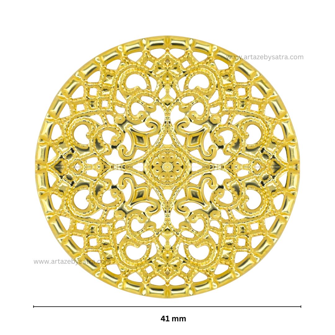 Round Metal Art Base | Size : 41mm | 100g | MA101