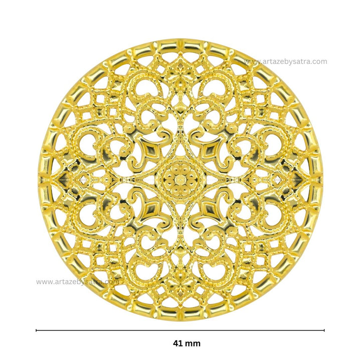 Round Metal Art Base | Size : 41mm | 100g | MA101