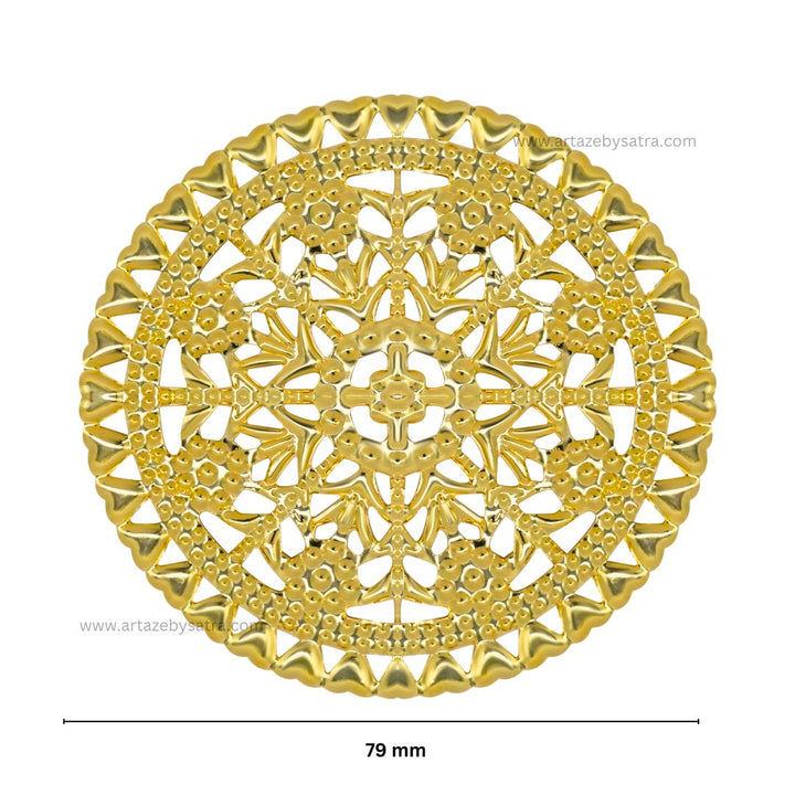 Round Metal Art Base | Size : 79mm | 100g | MA102