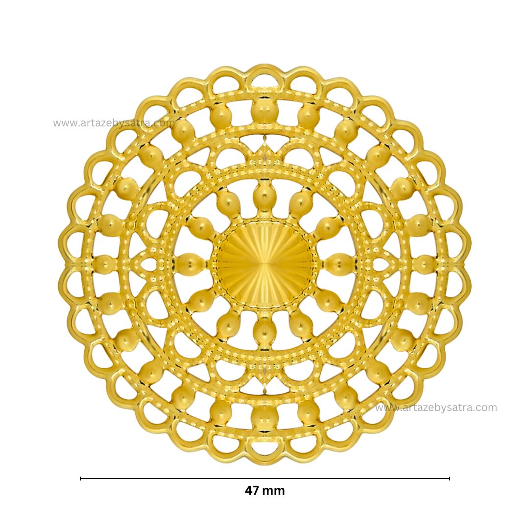 Round Metal Art Base | Size : 47mm | 100g | MA103