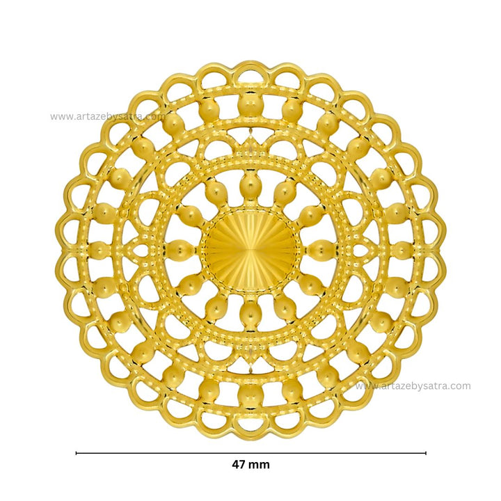 Round Metal Art Base | Size : 47mm | 100g | MA103