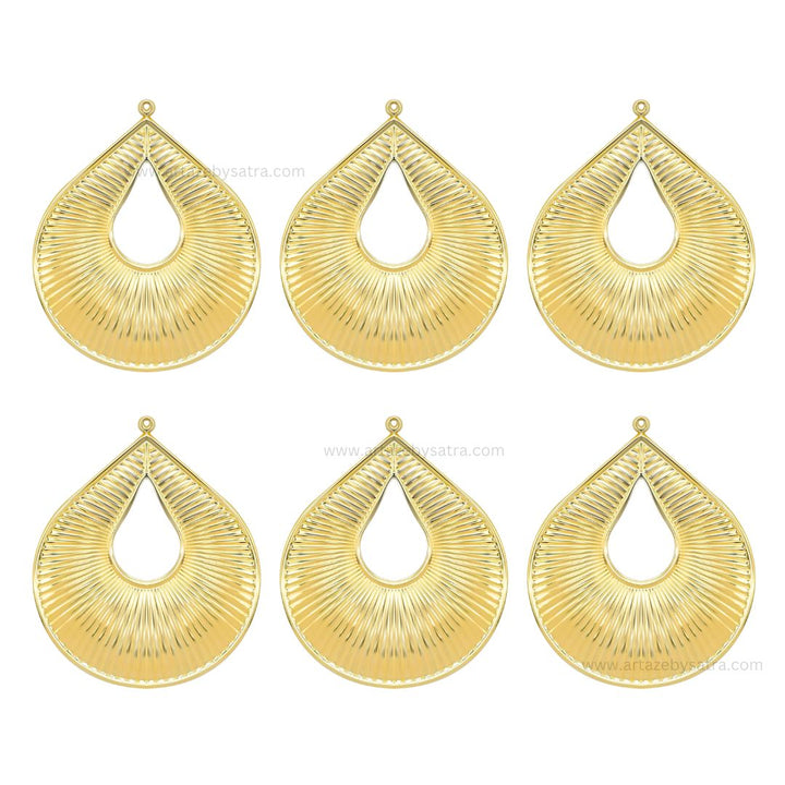 1 Naka Drop Shape Metal Art Base | 100g | MA111