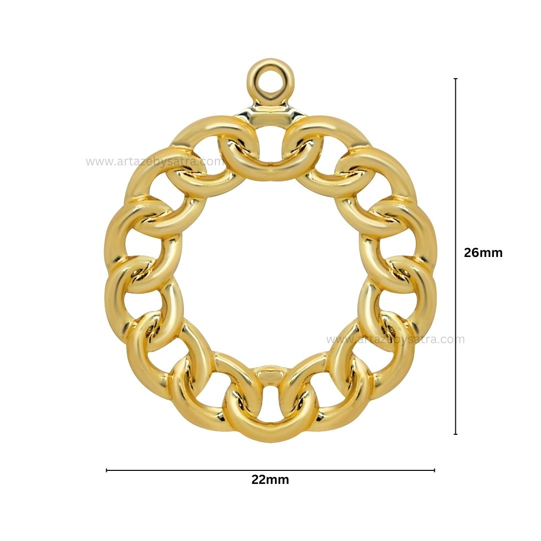 Metal Art Base | Size : 26mm | 100g | F-20-11 | MA137