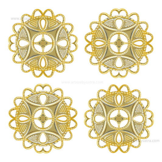 Metal Art Base | Size : 37mm | Qty : 100g | MA181