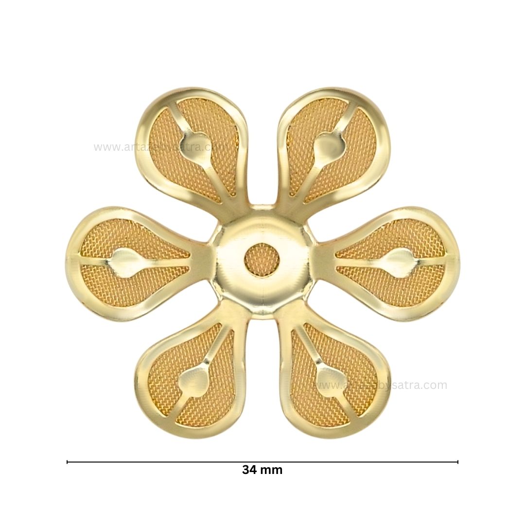 Metal ArtFlower | Size : 34mm | 50pcs | MA186