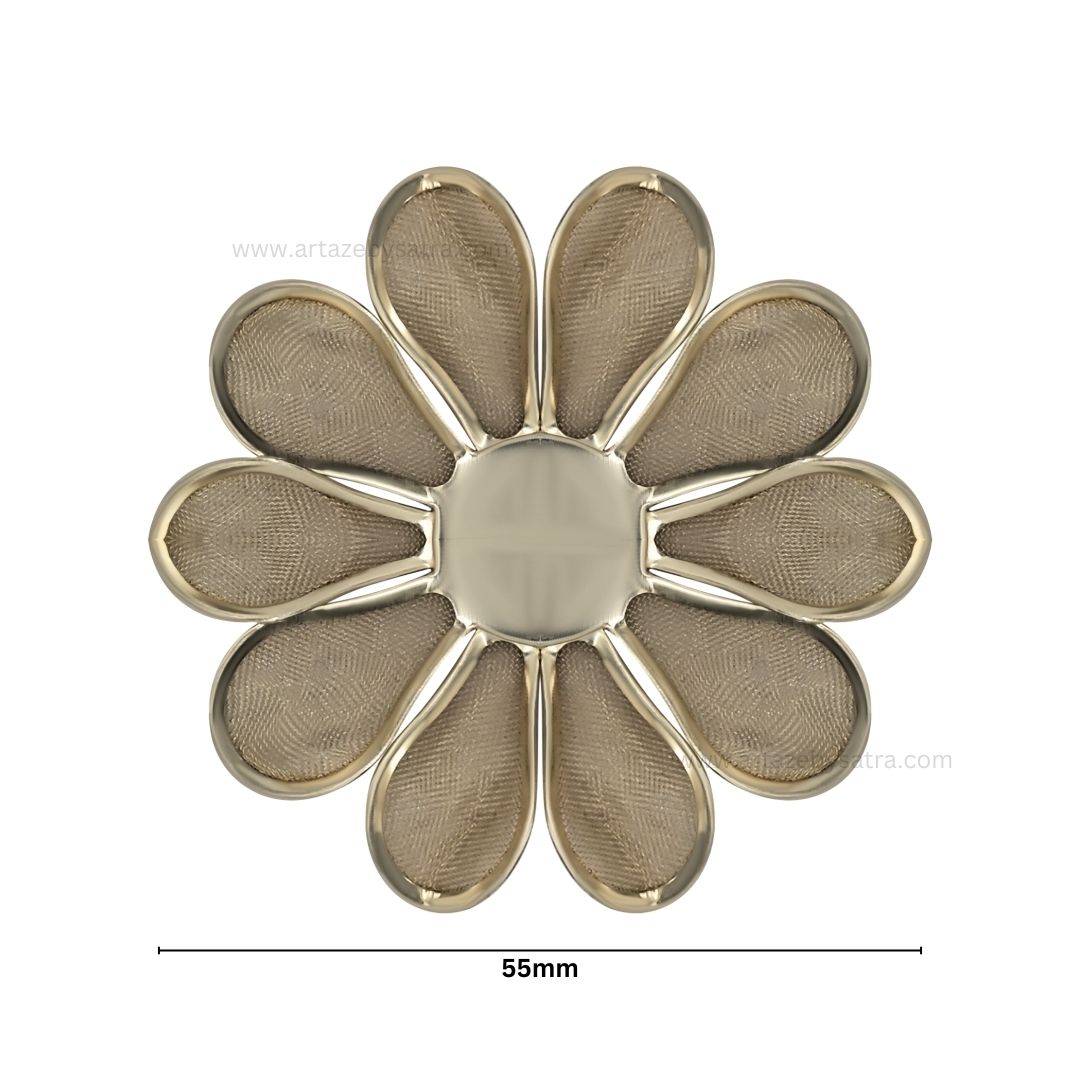 Metal Art Flower | Size : 55mm | 20pcs | MA187