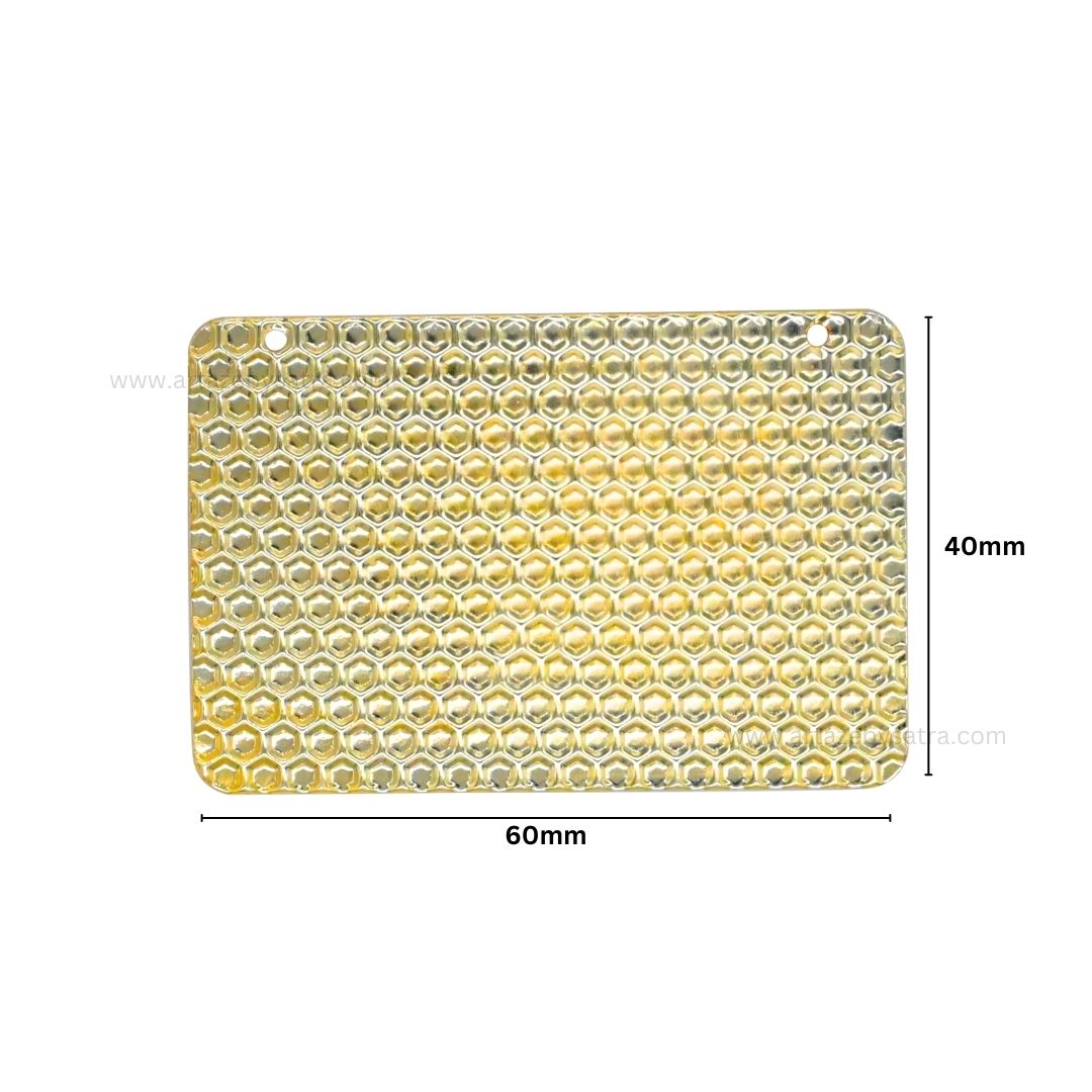 2 Hole Metal Art Base | Size : 40mm | 20pcs | MA188