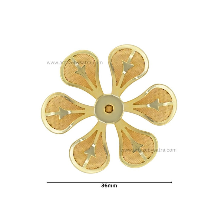 Metal Art Flower| Size : 36mm | 50pcs | MA190