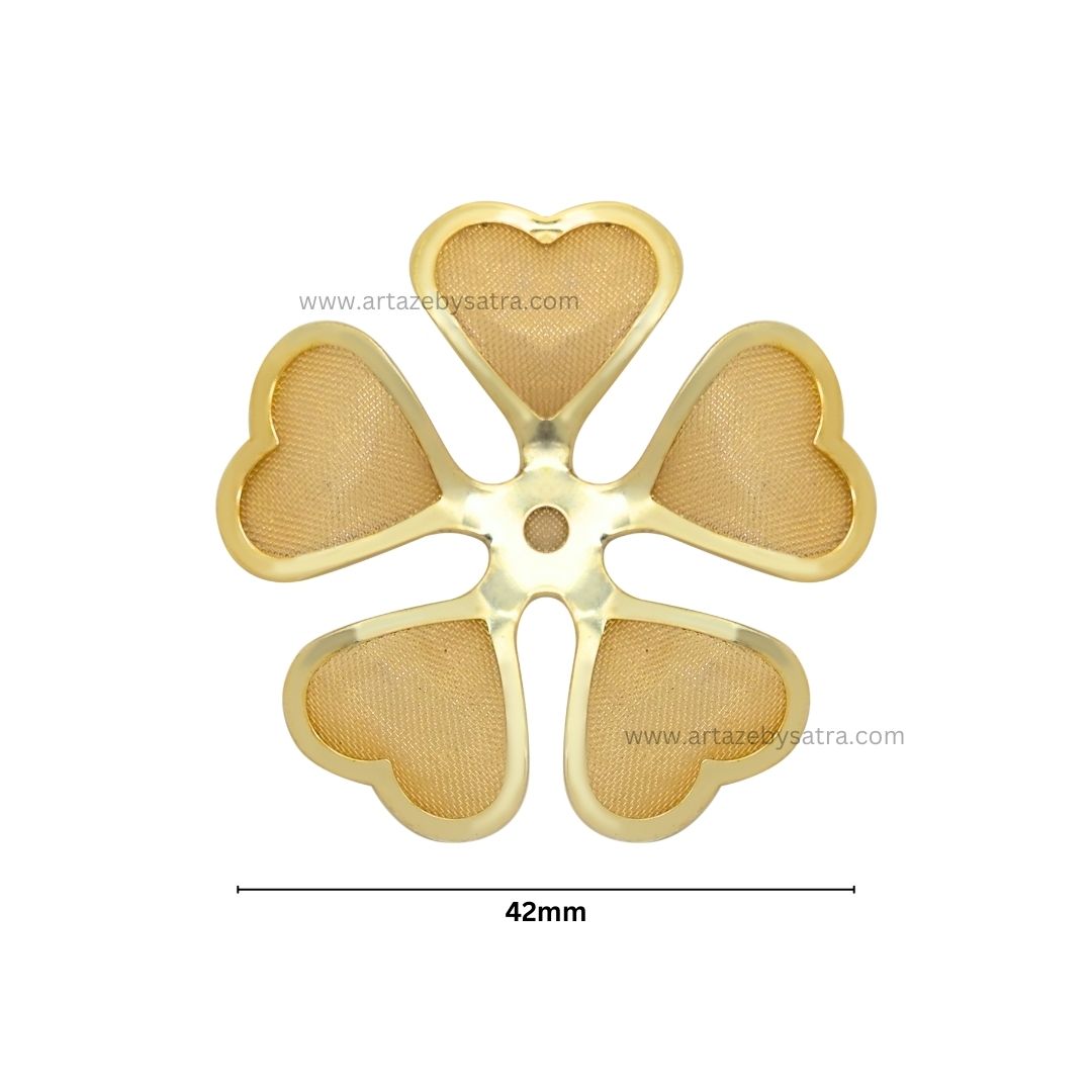 Metal Art Flower| Size : 42mm | 50pcs | MA191