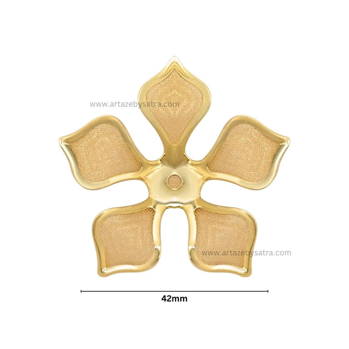 Metal Art Flower | Size : 42mm | 50pcs | MA192