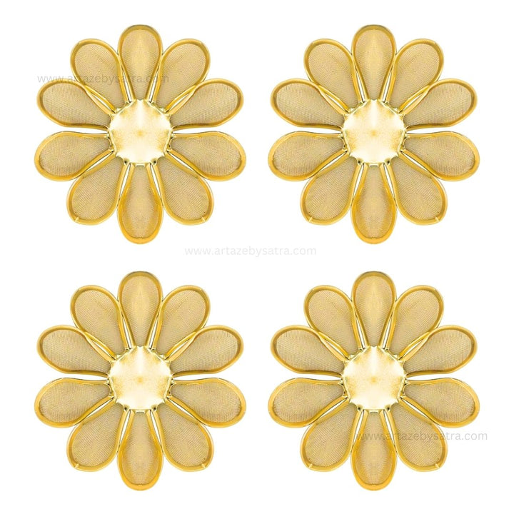 Metal Art Flower | Size : 40mm | 20pcs | MA202