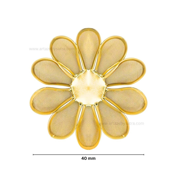 Metal Art Flower | Size : 40mm | 20pcs | MA202