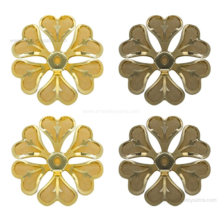 Metal Art Flower | Size : 33mm | 50pcs | MA204