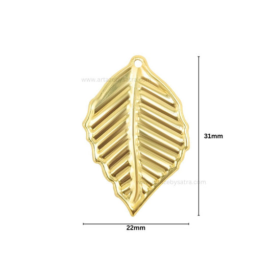 Leaf Metal Art Base | Size : 31mm | Qty : 100pcs | MA233