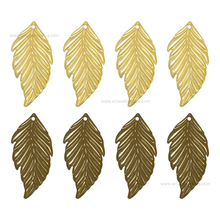 1 Naka Leaf Metal Art Base | Size : 33mm | Qty : 100pcs | F-2-19 | MA275