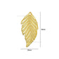 1 Naka Leaf Metal Art Base | Size : 33mm | Qty : 100pcs | F-2-19 | MA275