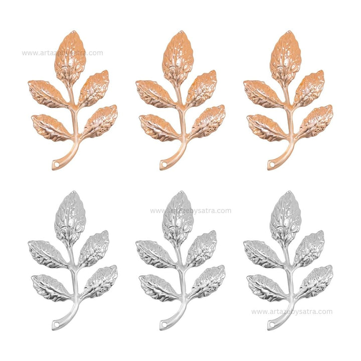 1 Naka Leaf Metal Art Base | Size : 36mm | Qty : 20pcs | F-2-24 | MA276