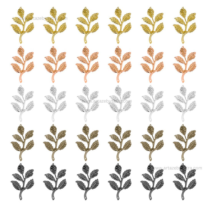 1 Naka Leaf Metal Art Base | Size : 50mm,77mm | MA290