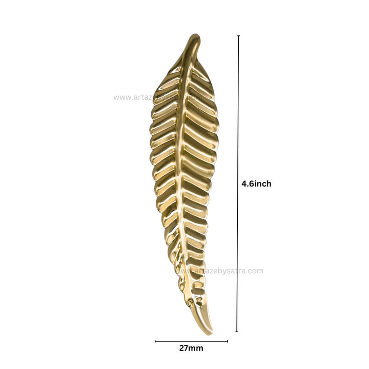 Metal art leaf | Size : 95mm | Qty : 10pcs | F-3-9 | MA304