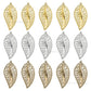 Metal art leaf | Size : 84mm | Qty : 10pcs | F-5-15 | MA310