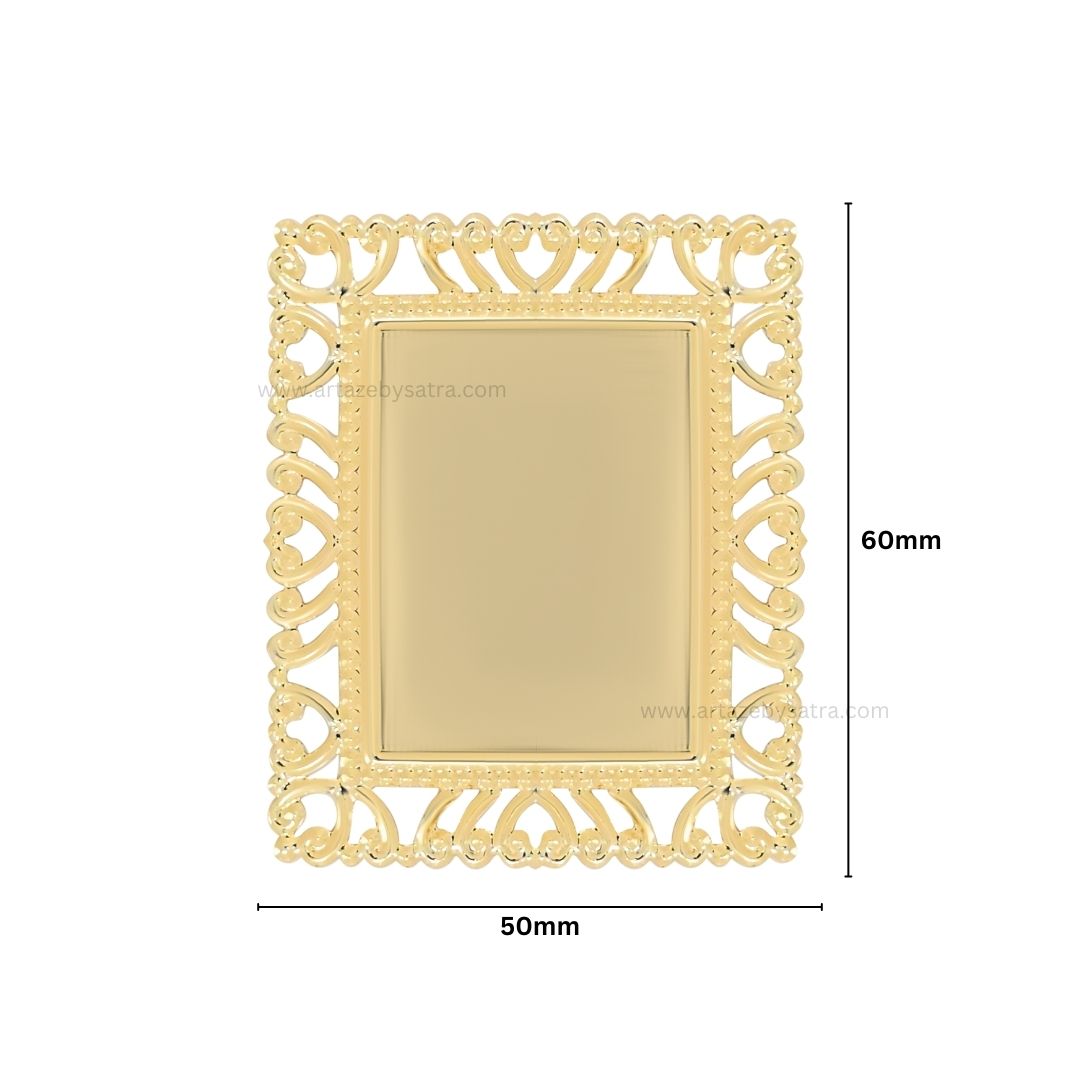 Square Metal Art Base Size : 60mm | 100g | MA33