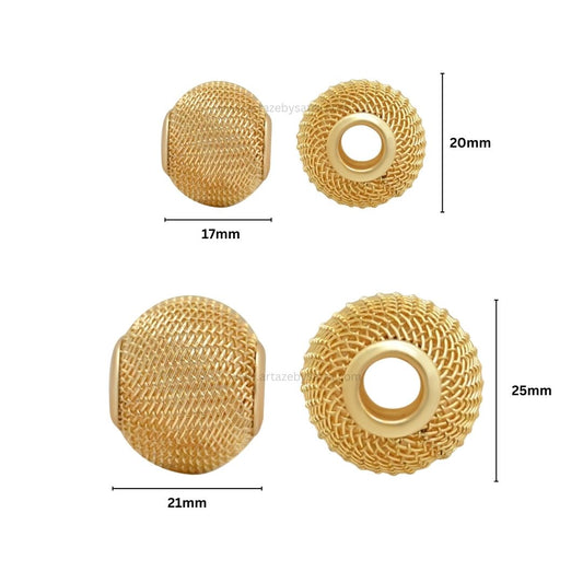 Metal Round Shape | Size : 20mm | Qty : 20pcs | MA354