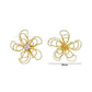 Stone Flower Metal Art | Size : 67mm | Qty : 6pcs | MA375