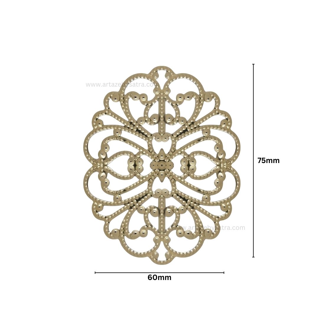 Metal Art Base | Size : 75mm | 100g | MA54