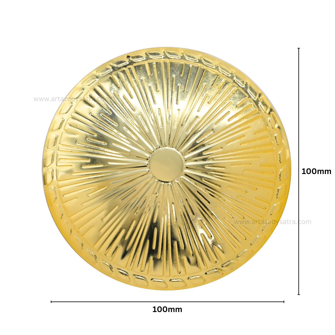 Round Metal Art Base | Size : 100mm | 5pcs | MA58