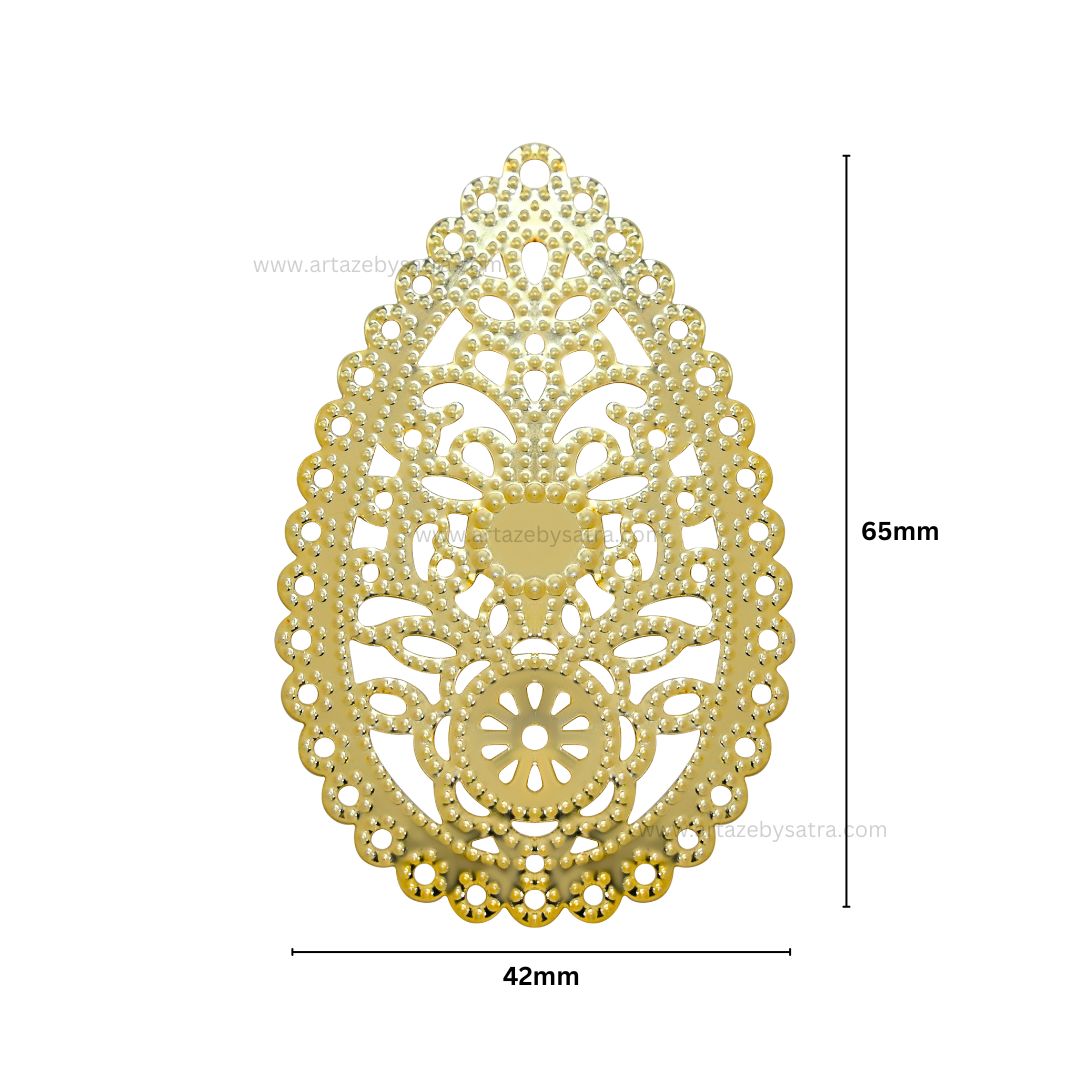 Drop Metal Art Base | Size : 65mm | 100g | MA61